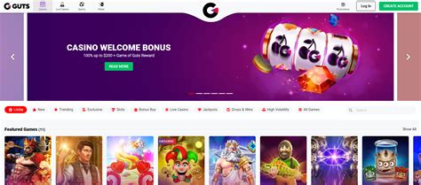 guts casino welcome bonus code - game of guts casino.